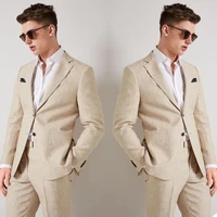 leisure young man wedding pants suits 2 pieces mens formal wear tuxedos party prom work blazer