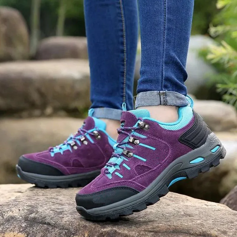 Женские Треккинговые ботинки Водонепроницаемая походная обувь Горные
