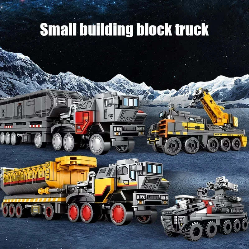 

996pcs Building Blocks Engineering Bulldozer Crane Technic Car Truck Excavator Blocks Building Construction Boys Toys for kids