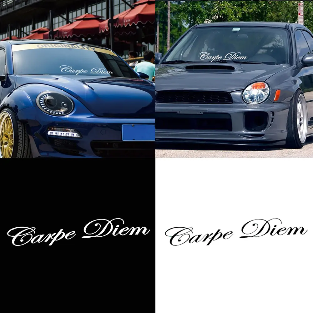 Наклейки на лобовое стекло автомобиля Carpe Diem | Автомобили и мотоциклы