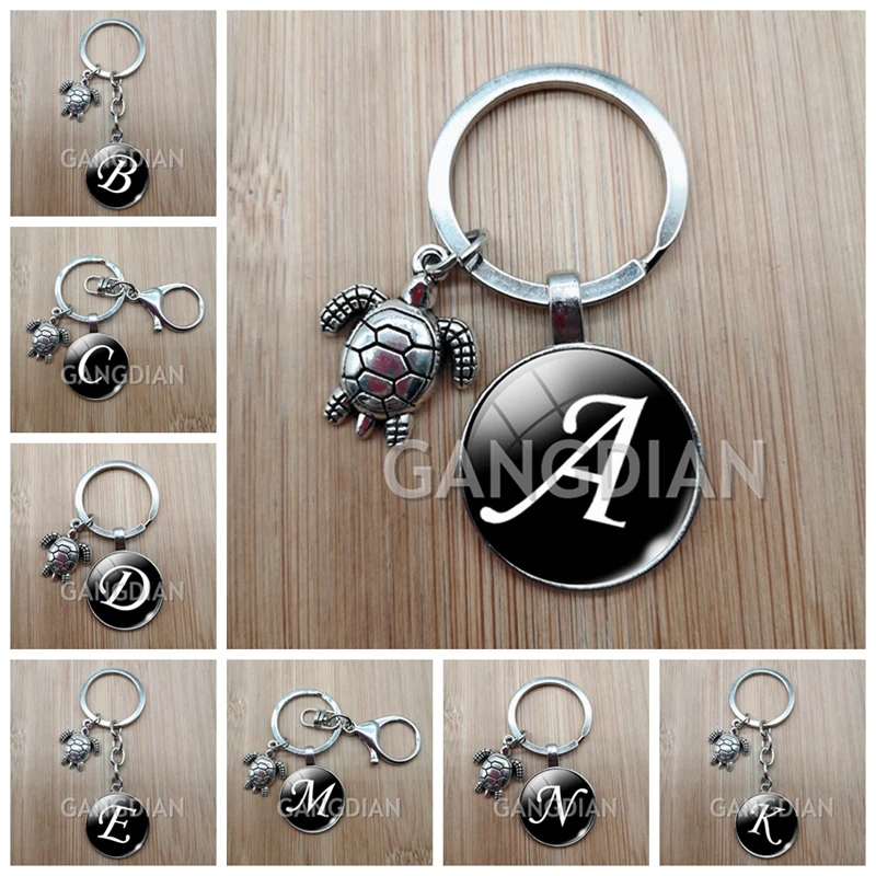 Лучший друг пара подарок для парня девушки 26 первая буква стеклянная черепаха DIY