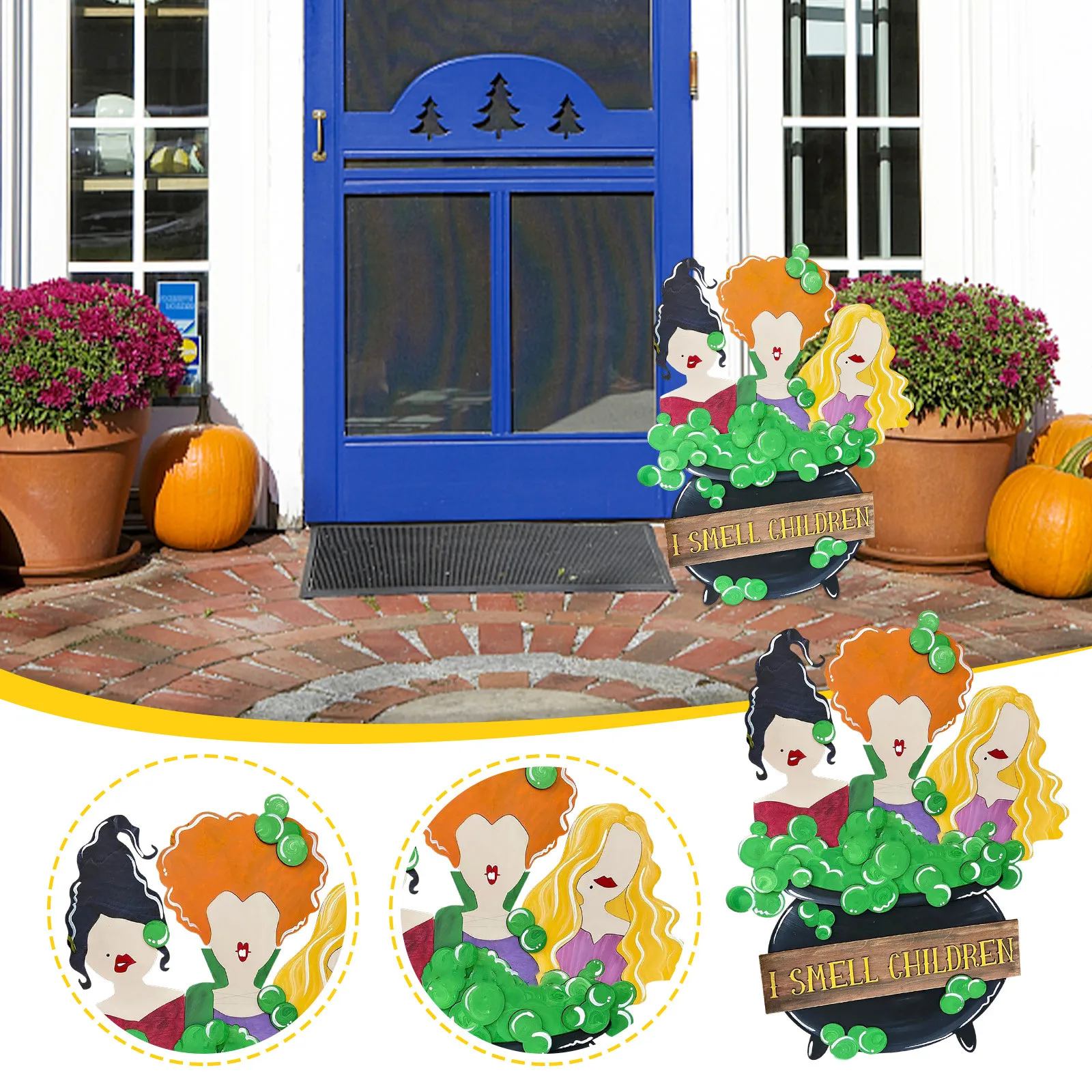 Аксессуары для украшения на Хэллоуин украшение крыльца знак