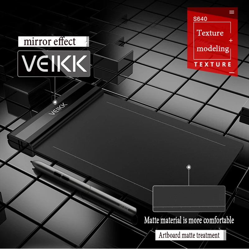 Цифровой планшет графика Рисование планшет Pad w/ручка 8192 уровень 10x" и 6*4" 5080LPI с запасной nib цифровой ручкой