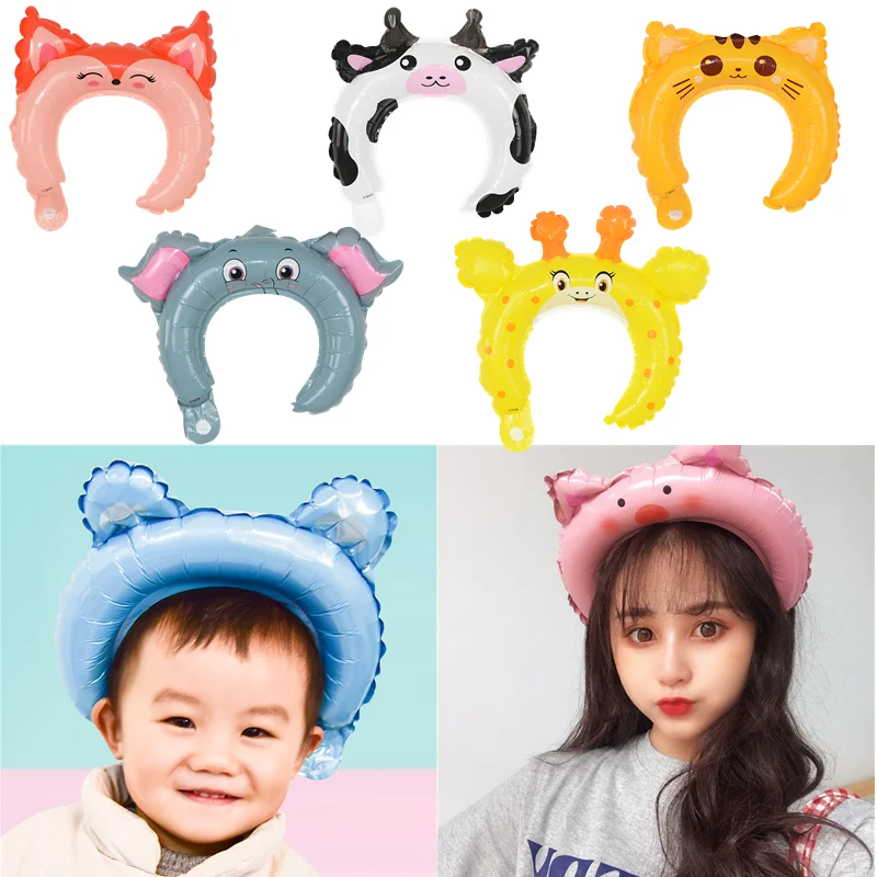 5/10 шт. декоративные головные уборы из фольги в виде мультяшных