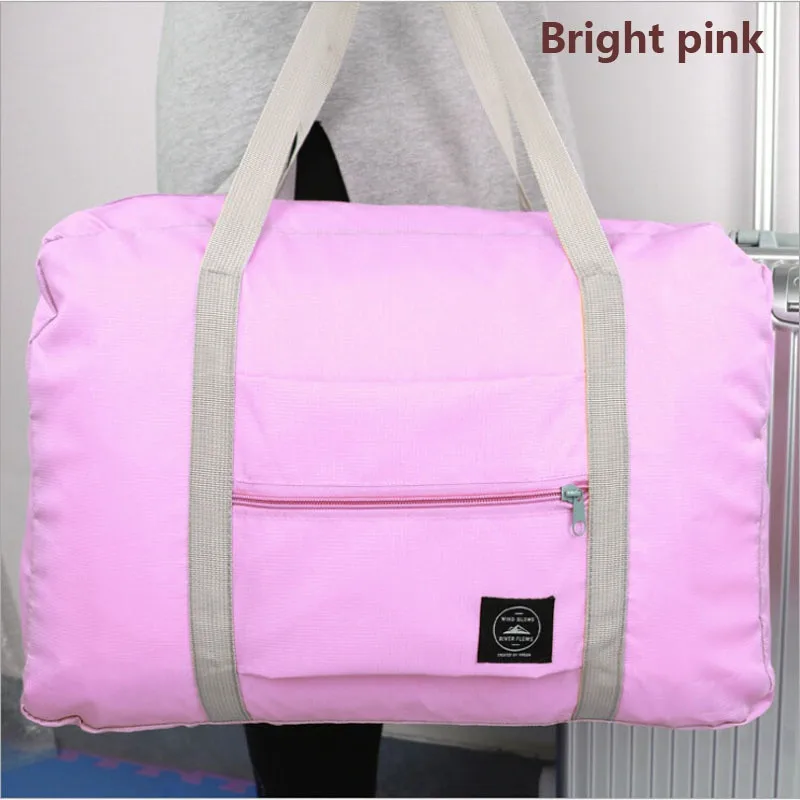 Big Foldable Travel Storage Luggage Carry-on Organizer Hand Shoulder Duffle Bags Storage Bags