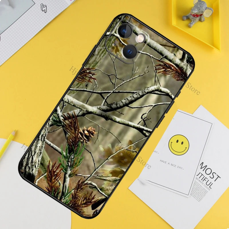 Hunting Camo Case For iPhone 13 11 12 14 Pro Max XR XS X 7 8 Plus SE 2020 Mini Bumper Cover Capa | Mobile Phone Cases &amp Covers