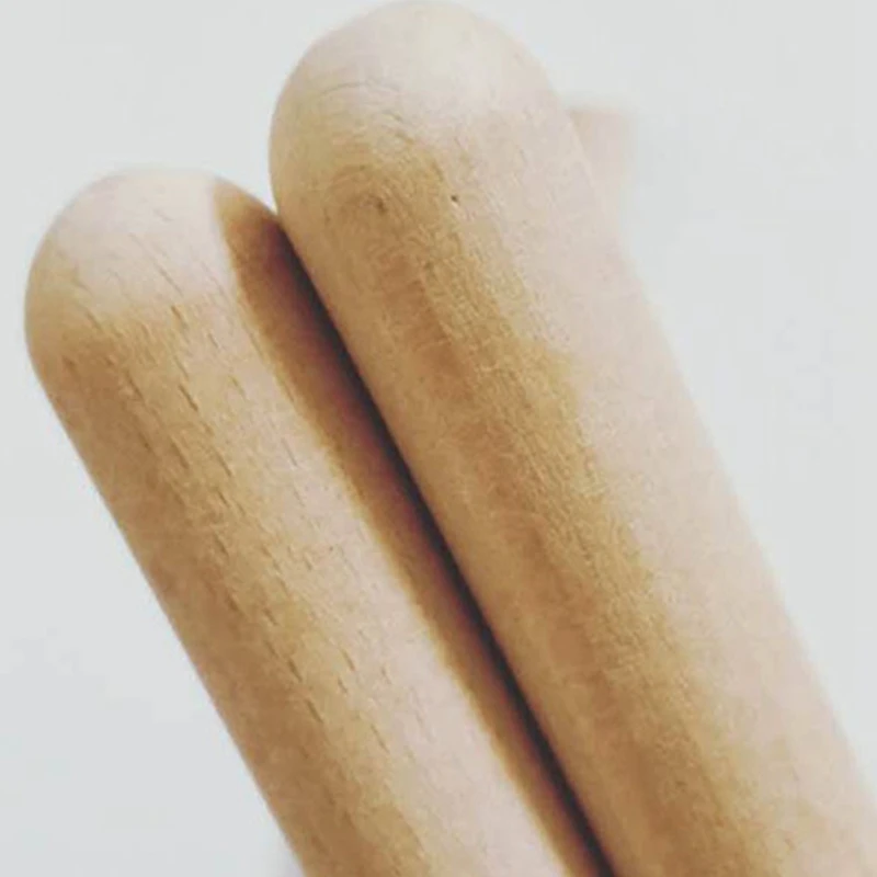 

8 Pcs Musical Percussion Instrument, Including 4 Pcs Musical Rhythm Sticks Wood Claves and 4 Pcs Wood Egg Shakers