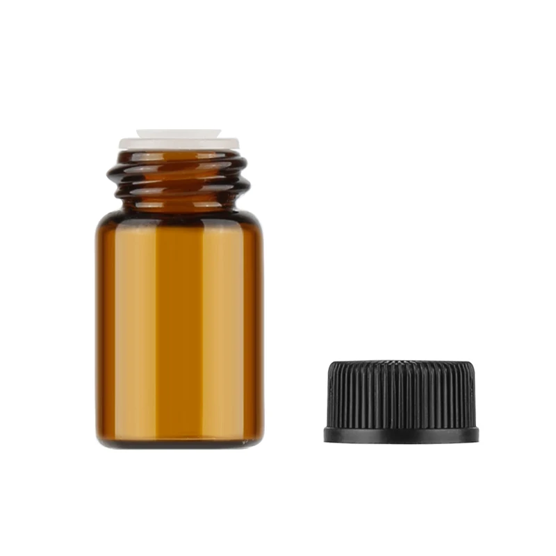 10 шт. эфирное масло суб-розлива Мини Янтарный Безопасный и прочный Стекло Бутылка