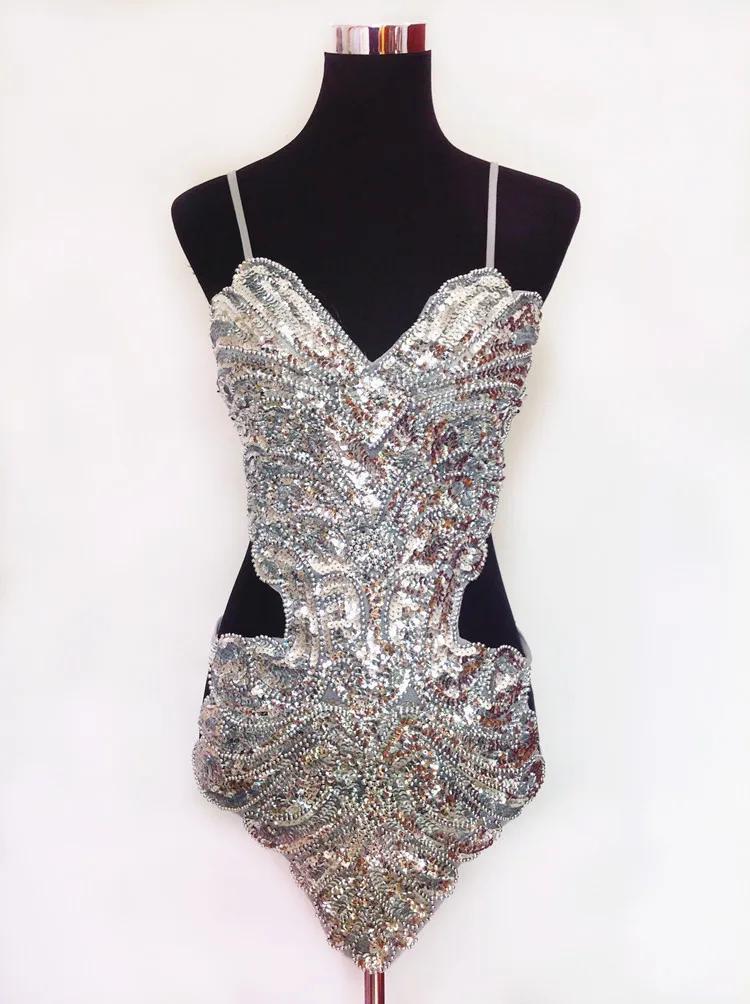 Костюм DS новый комбинезон для ночного клуба певицы диджея танцев джаза