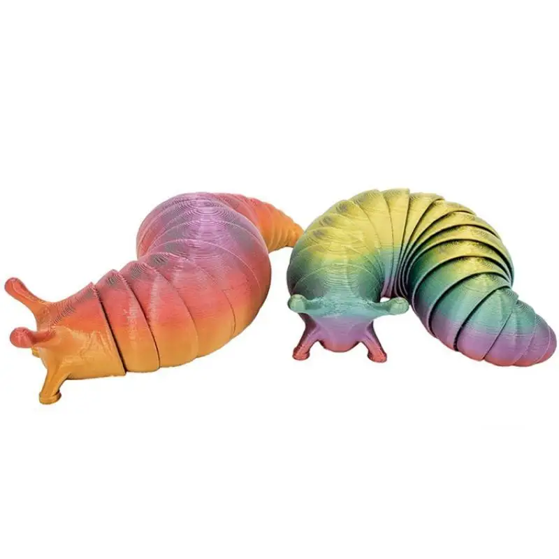 

2022 New Fashion Pop Fingertip Toys Slug Decompression Toy Slug Brain Game Simulation Slug Fidget Toys Christmas Fidget Toy Gift