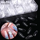 Накладные ногти в форме миндаля, круглые, полное покрытие, маникюрные накладные ногти, наконечники для ногтей 600500504120 шт.