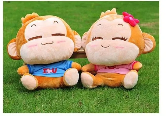 Мягкая милая обезьянка животное плюшевые игрушки Веселая игрушка кукла подарок