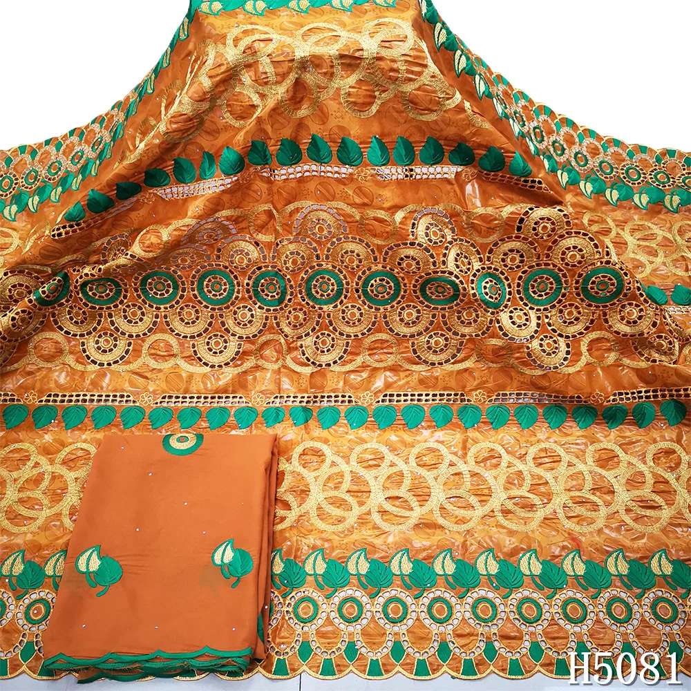 

5+2 yards Bazin Riche Getzner High Quality Lace Africain Bazin Riche Fabric Cotton Lace With Scarf For Femme Sngalaise