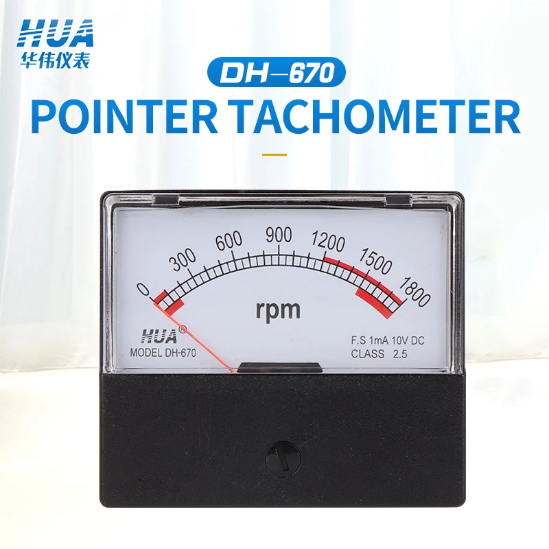DH 670 Аналоговый тахометр 1800r/2500r/3000r/3500r/3600r указатель|Измерители тока| |