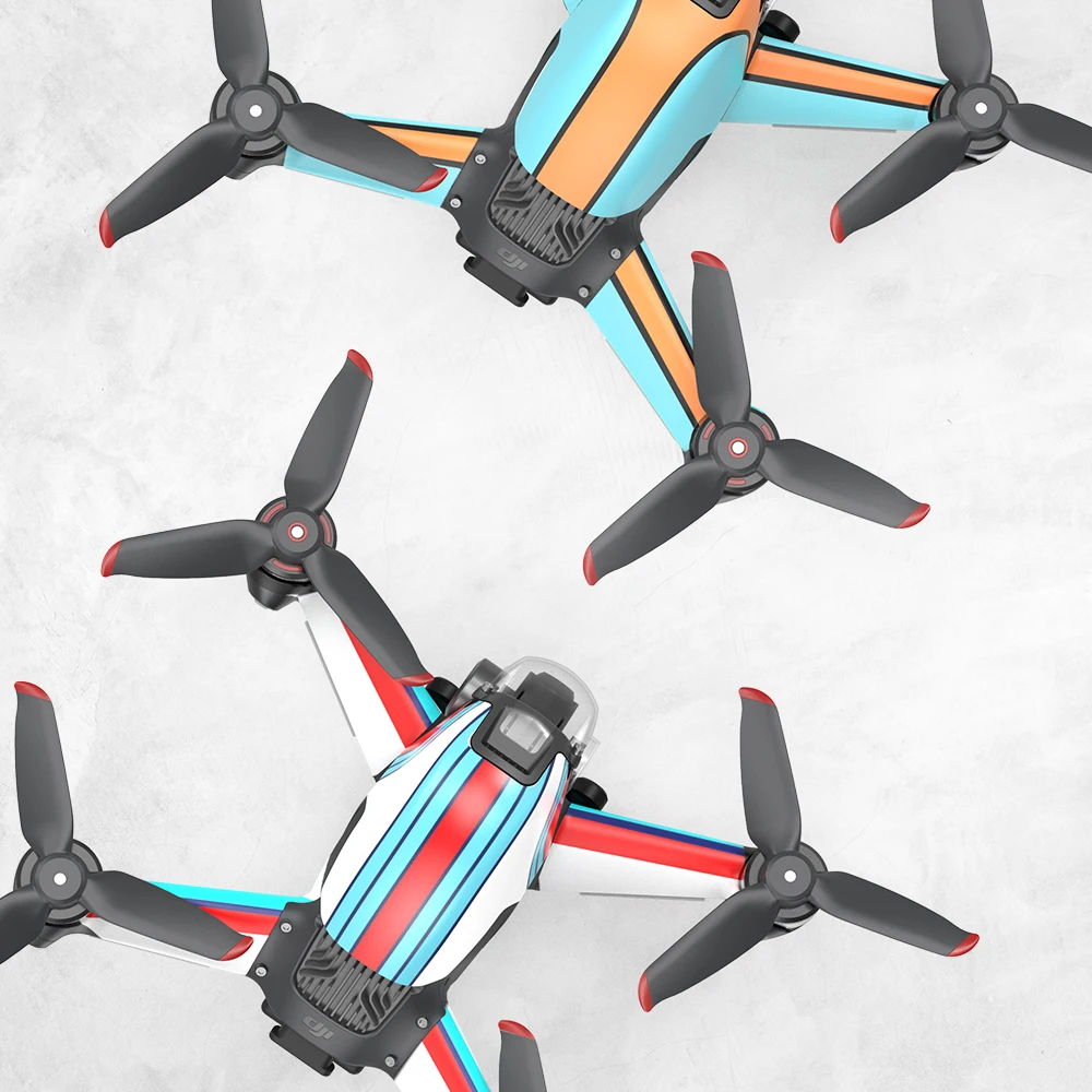 Аксессуары SmallRig для самолетов DJI FPV аэродинамические защитные ПВХ наклейки набор