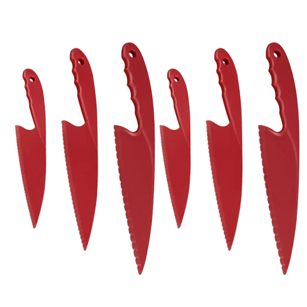 2 шт Пластиковые Фрукты резак торт пластиковые ножи детей раннего образования