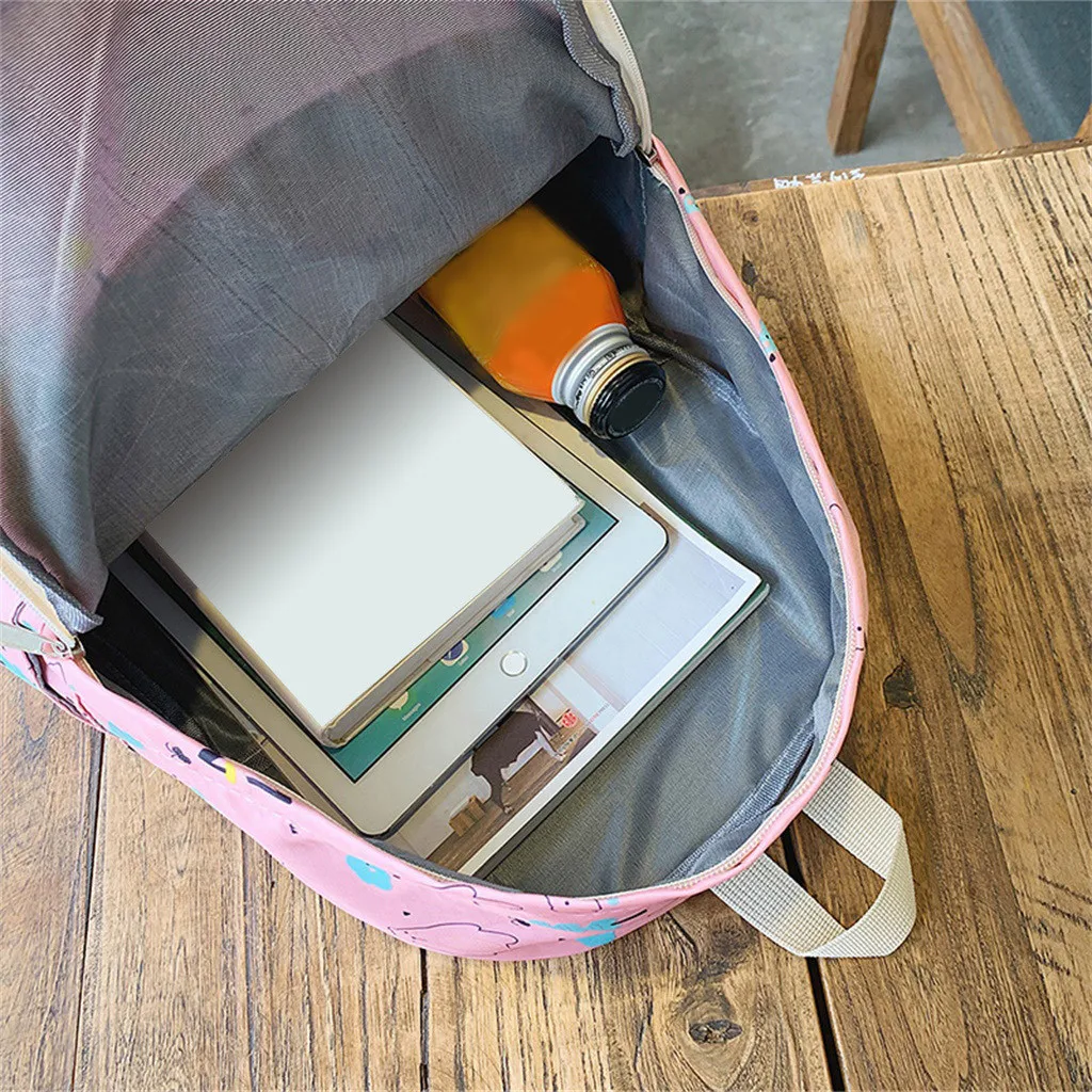 Нейлоновый школьный рюкзак подростковый ноутбук sac dos femme etudiant Студенческая сумка
