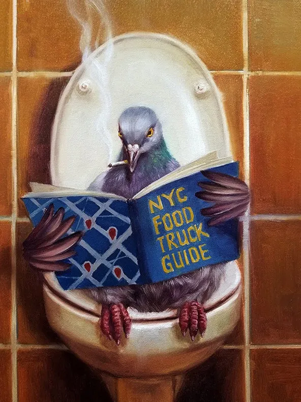 Картины для туалета прикольные