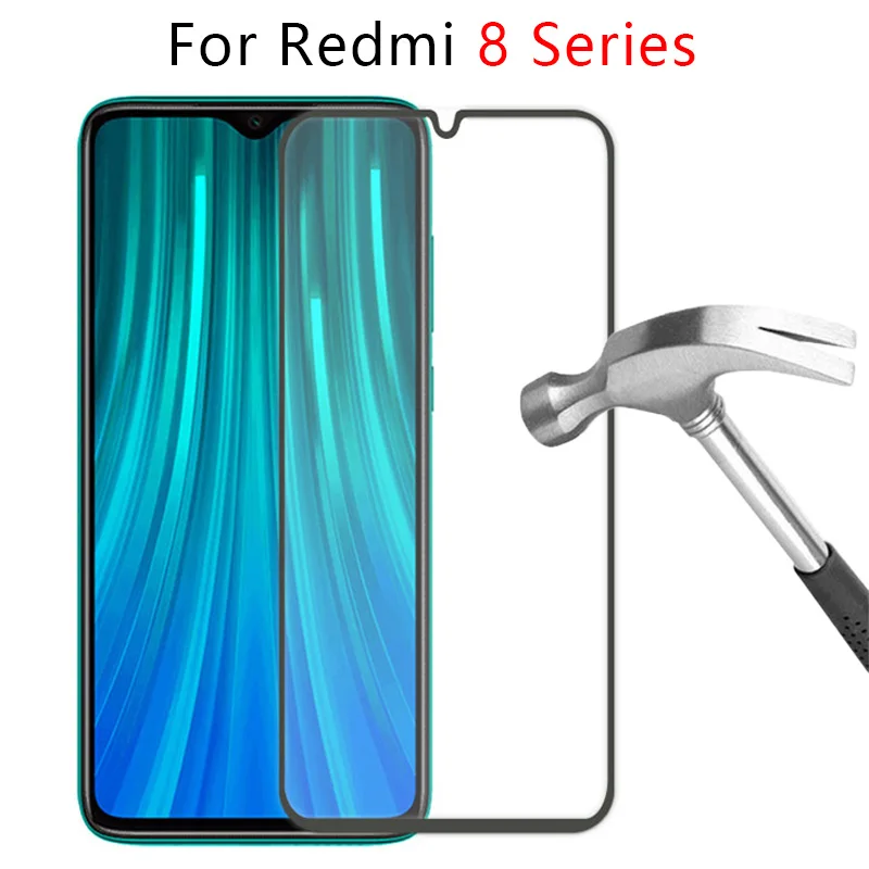 Чехол для redmi note 8 pro t 8a полное покрытие закаленное стекло Защита экрана xiaomi ksiomi remi
