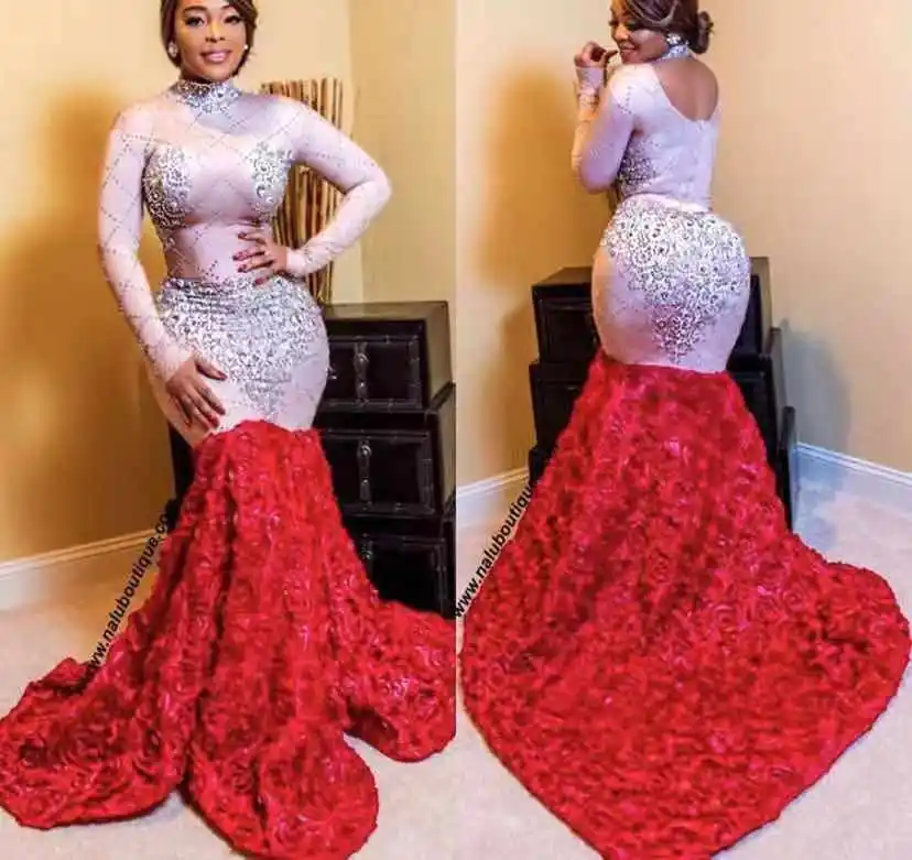 

Блестящее платье с большими кристаллами, длинный шлейф, женский костюм на день рождения, платье для выпускного вечера, празднования телесно...