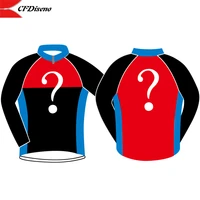 2019 factory price custom windproof cycling jersey winter thermal long sleeve with fleece customized