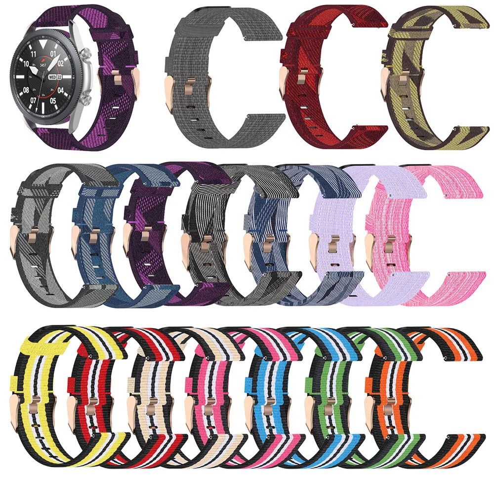 

Ремешок нейлоновый Плетеный для часов Samgsung Galaxy Watch 3 45 мм/Galaxy Watch 46 мм для Huawei Watch GT 2E /GT2 46 мм комплект для ремонта часов
