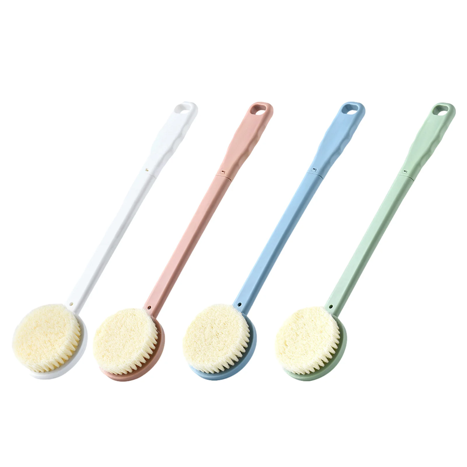 

Bathroom Bathing Brush Dry Skin Body Soft SPA Brush Long Handle Wooden Bath Shower Brush SPA Exfoliating Body Brush
