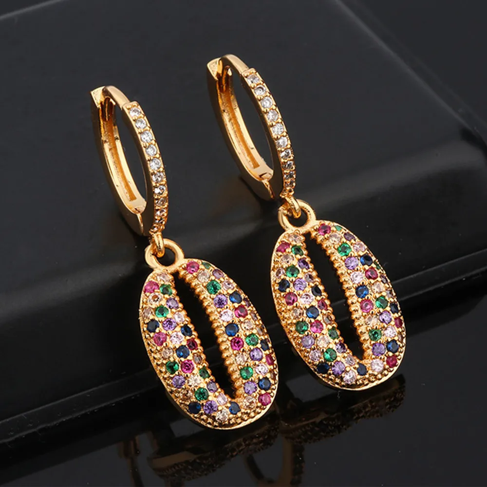 Роскошные Дизайнерские висячие серьги в стиле Монако кофейные зерна женские