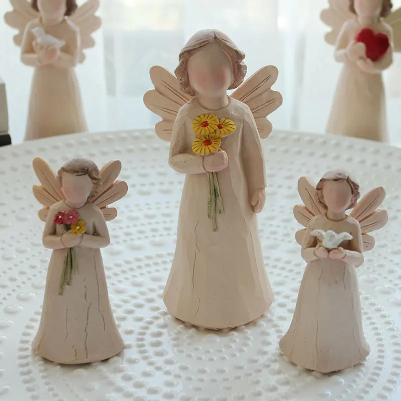 [HHT] Nordic Angel Little Fairy Small Ornaments Living Room Bookshelf Wine Cabinet Decorations Elves Garden | Дом и сад