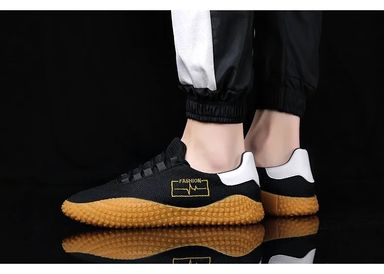 Xiaomi Flyknit/мужская повседневная обувь; Классическая простота; Мужская Спортивная обувь; резиновые кроссовки; Лидер продаж года; дышащие кроссовки для бега;
