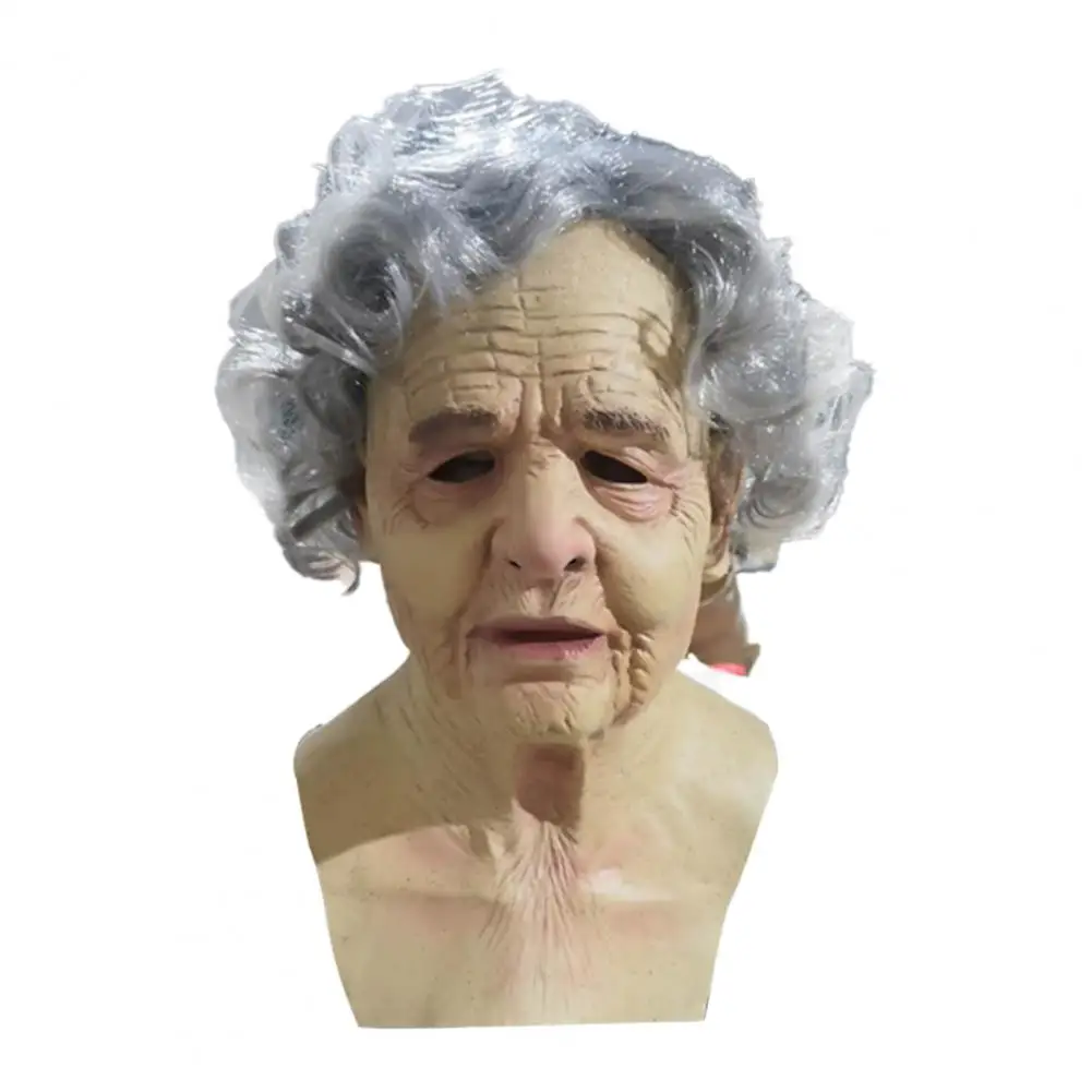 Головной убор на Хэллоуин страшный головной эмульсия страшное ужасное лицо для