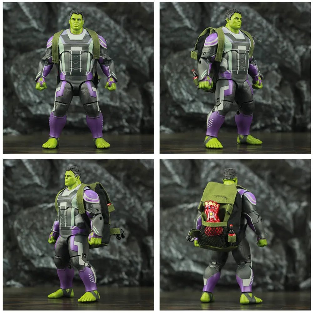 Купить Квантовый костюм Халка, 8 дюймов, 20 см, фигурка героя фильма «Финал», Роберт Брюс, баннер, оригинальные игрушки ZD, модель куклы