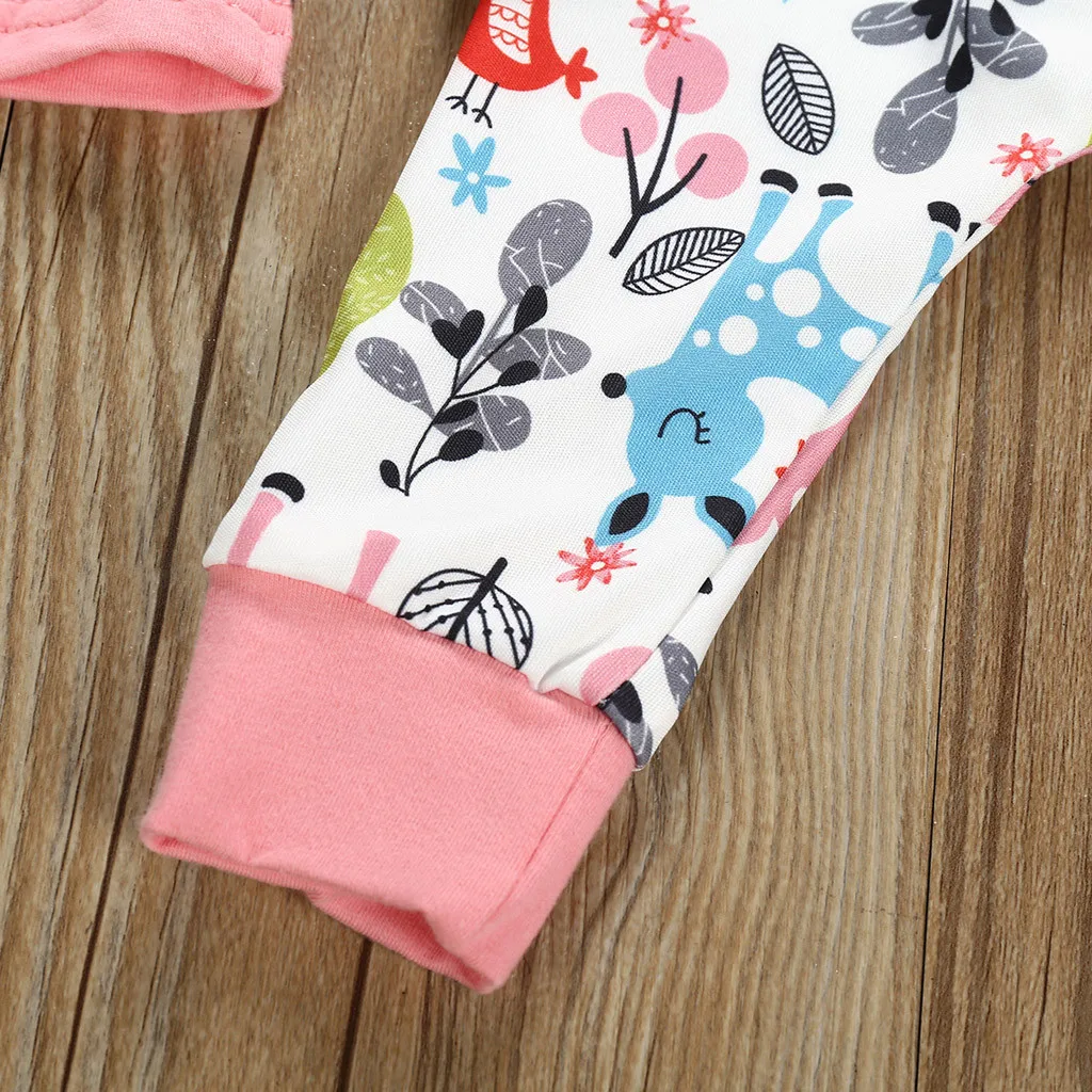 Рождественские наряды для новорожденных девочек топы с длинными рукавами и