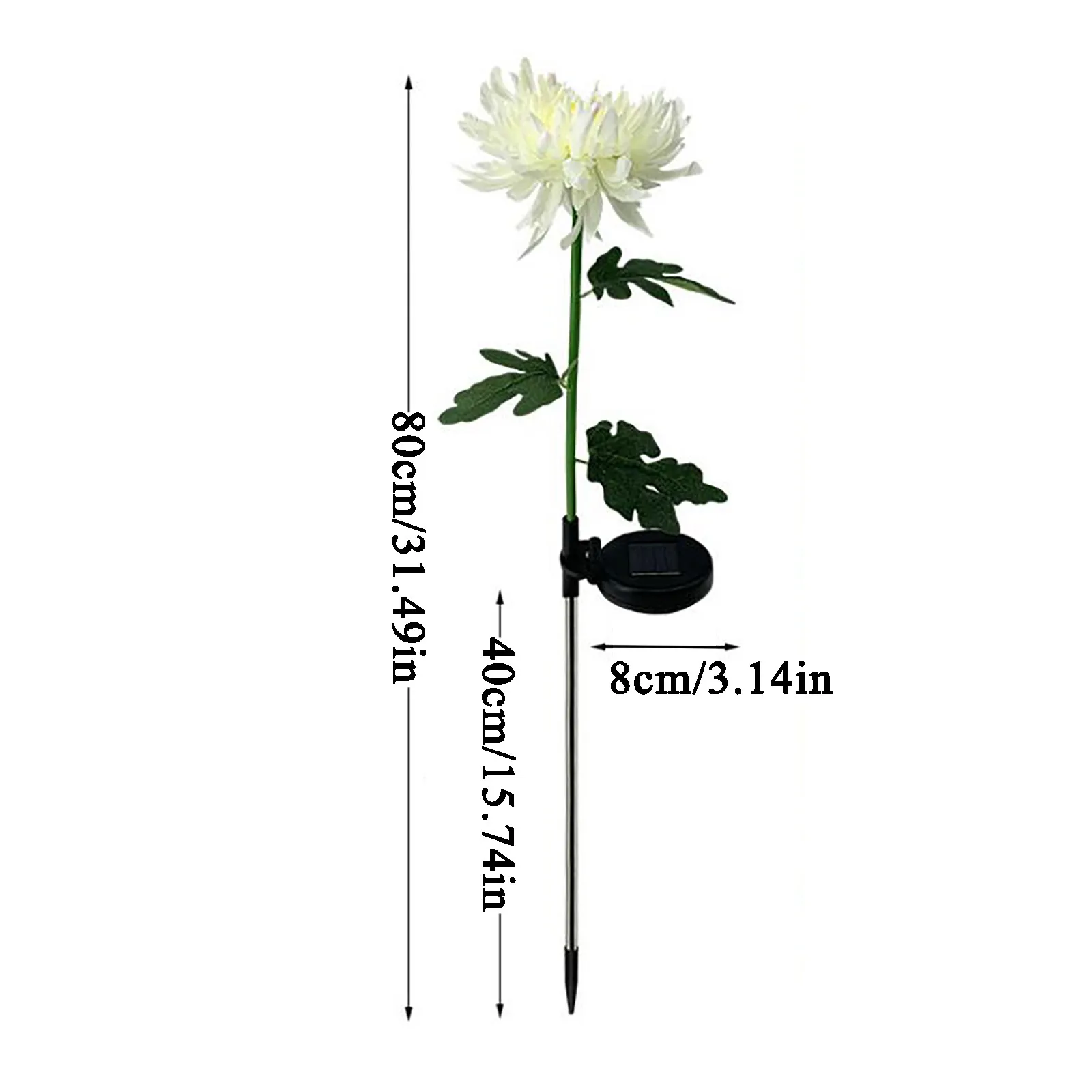 

2021top Home decor Solar LED Outdoor Garden Simulation Flower Lawn Light Plug-in Landscape Light produits menage