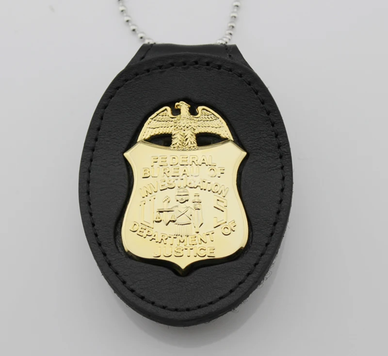 FEDERAL BUREAU OF INVESTIGATION DEPARTMENT JUSTICE repliquamovie Prop Сережка клипса для монет со встроенным