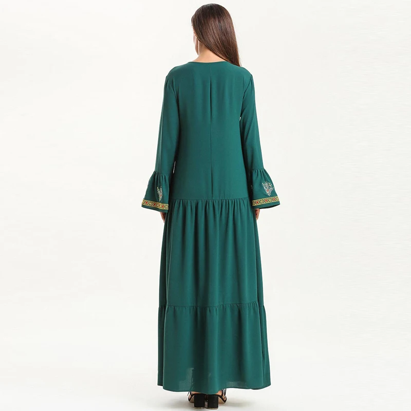 Abaya Qatar ОАЭ турецкий исламский Малайзия Плиссированное мусульманское платье
