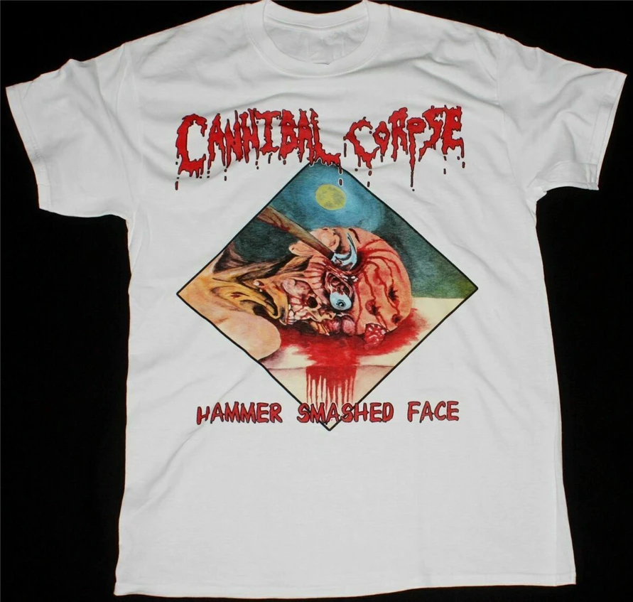 Футболка Neu Grobe S до 3Xl! Cannibal Corpse Hammer Smashed Face Death Metal хип хоп Футболка|Мужские