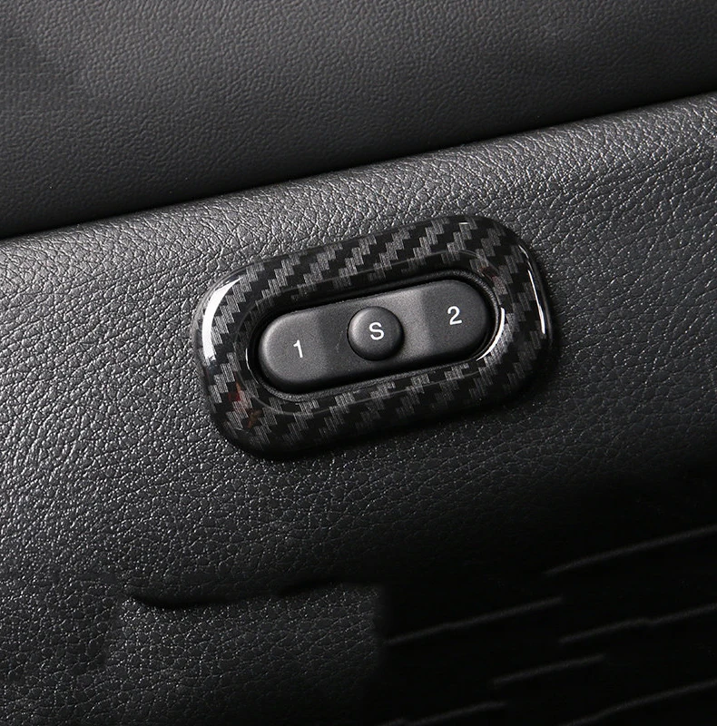 Для Jeep Grand Cherokee 2014 2015 2016 2017 2018 2019 хромированная крышка кнопки памяти на сиденье из