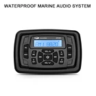 Водонепроницаемый морской квадратный радиоприемник с Bluetooth, стерео звуковая система, цифровые медиа-аудио, FM, AM, MP3-плеер для ATV, UTV, яхты, мотоцикла