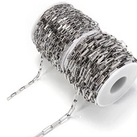 1meter necklace chains stainless steel chain big thick link chain accessories handmade bracelet chain for jewelry making diy