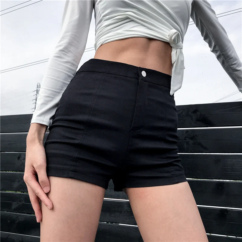 

Newly Women's High Waist Shorts Casual Punk Style Streetwear Hip Criss-Cross Bandage Hot Pants for Summer Party Club m99