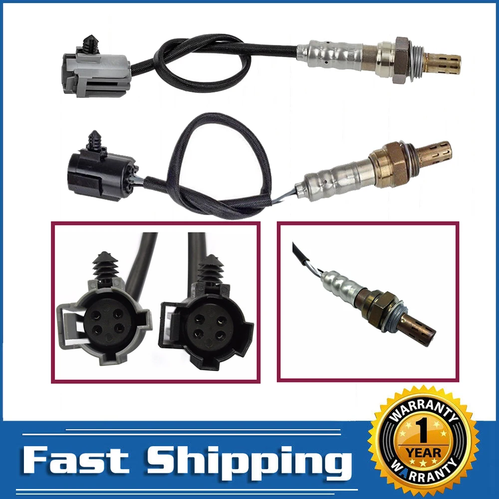 

2pcs O2 Oxygen Sensor 1 2 for Jeep Grand Cherokee 1999 2000 Calif. V8 4.7L Upstream Downstream Auto Parts 234-4602 234-4635