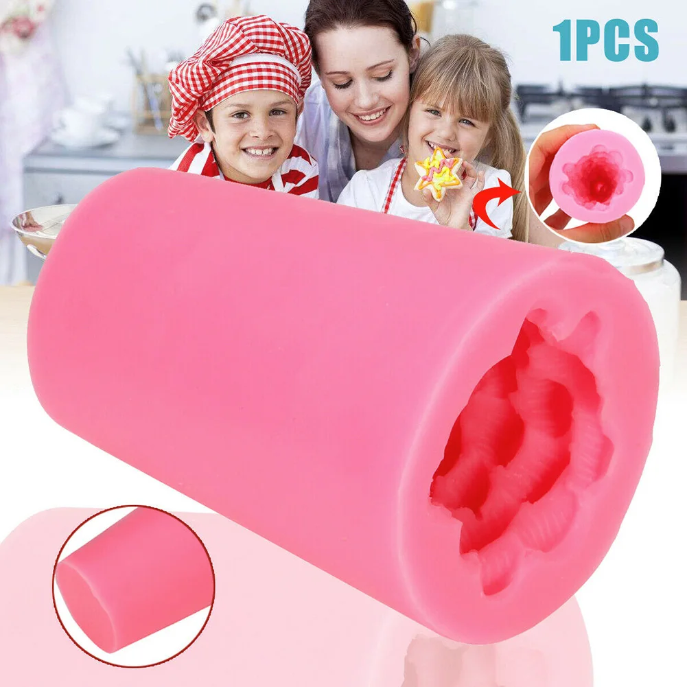 

3D Christmas Tree Candle Mold Party Cake Decoration Silicone Chocolate Mold Exquisite Non-toxic
