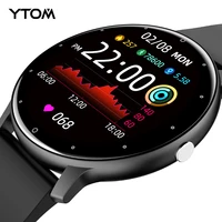 ytom smart watch men full touch screen sport fitness ip67 waterproof bluetooth compatible watch for android ios smartwatch