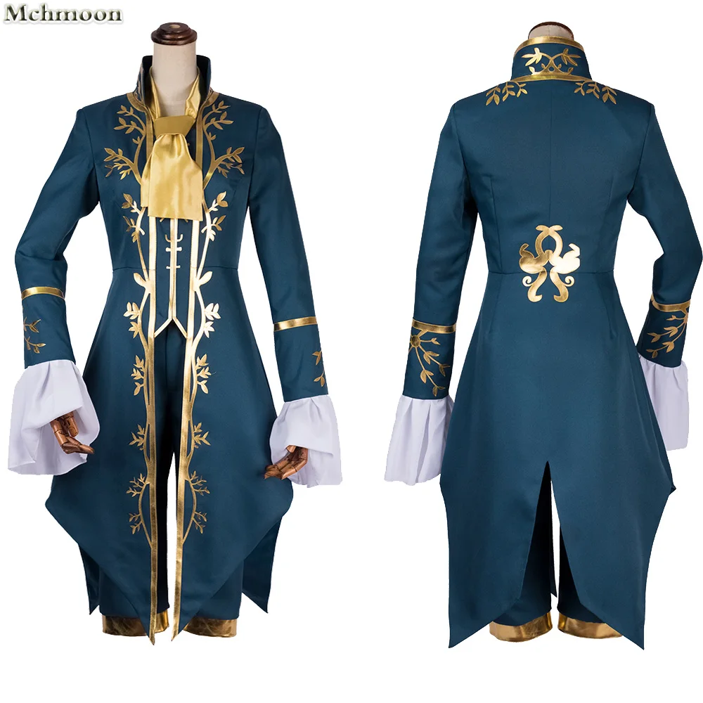 

Game Joseph Desaulniers Role Play Costume Identity V Photographer Cosplay Party Dress Suit Stage Singer Tuxedo Jackets Wig Shoes