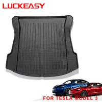 all weather waterproof and wearable foot pad for tesla model 3 2017 2022 interior auto accessories luggage mat model3 2021