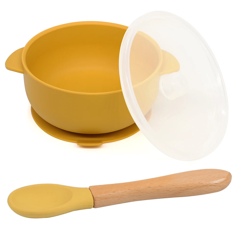 

Baby Silicone Bowl More Colorful Bowls For Baby Feeding Dishes Tableware Cartoon Children Baby Plate Tableware For BPA Free