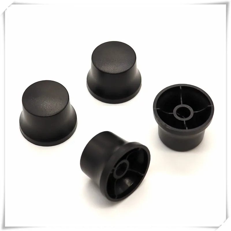 

10 шт. пластиковая ручка полувала диаметр 26,5 мм Высота 19 мм ручка потенциометра кодировщика D-образное внутреннее отверстие 6 мм