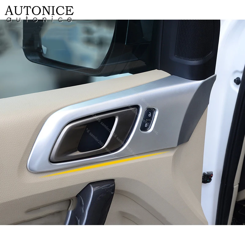 2 шт. внутренняя дверная ручка чаша рамка декоратор Крышка для Ford Ranger Everest Endeavour 2015