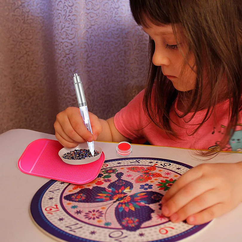 Алмазная живопись 5d точечная ручка со светильник кой липкий коврик для лотка